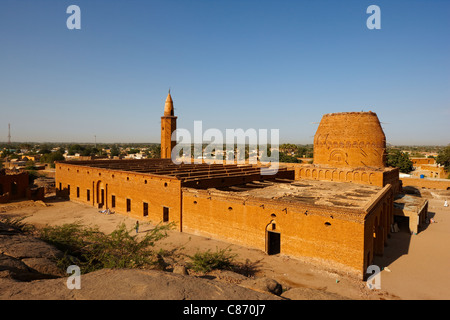 Khatmiyah Mosquée, le nord du Soudan, Afrique Banque D'Images