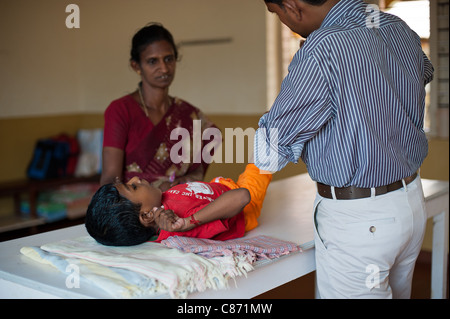 Clinique de la santé, de l'Inde Banque D'Images