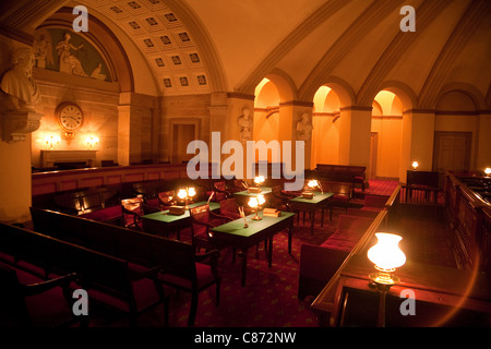 L'ancienne Chambre de la Cour suprême, le Capitole, Washington DC USA Banque D'Images