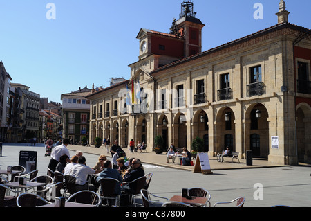 Conseil de ville chambre à AVILÉS . Principado de Asturias . Espagne Banque D'Images