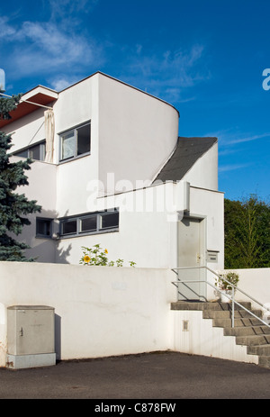 Chambre par Hans Scharoun à Weissenhof Estate (Weissenhofsiedlung), Stuttgart, Allemagne Banque D'Images