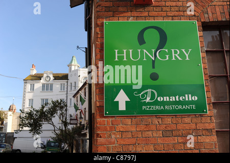 Donatello restaurant italien à Brighton East Sussex UK . Le restaurant est la propriété de la famille d'Addis UK Banque D'Images