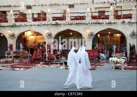 Souq waqif Doha Qatar Moyen-Orient Banque D'Images