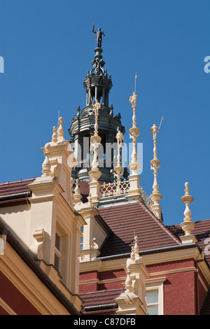 Neues Schloss, Nouveau Palais à Fuerst-Pueckler-Park, Bad Muskau, Allemagne Banque D'Images