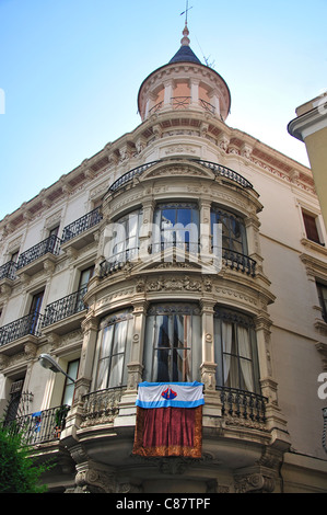 Bâtiment d'époque à Carrer de Llovera, Vieille Ville, Reus, province de Tarragone, Catalogne, Espagne Banque D'Images