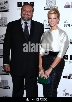 JOEL SILVER KARYN FIRLDS ROBERT DOWNEY JR. 2011 AMERICAN CINEMATHEQUE 25E LAURÉAT DU BEVERLY HILLS LOS ANGELES CALIFORN Banque D'Images