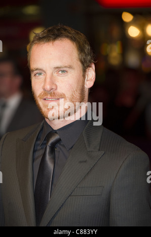 Michael Fassbender at the BFI 55e Festival du Film. Tapis rouge premier ministre de l'animation de la honte. Banque D'Images