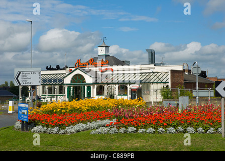 Harry Ramsden's Fish & Chip Restaurant & Take-away, Guiseley, Leeds, West Yorkshire, England UK Banque D'Images