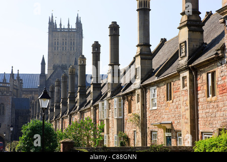 Vicarage Fermer Wells Somerset en Angleterre Banque D'Images