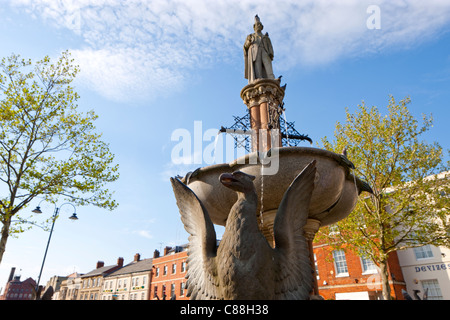 Market Place Devizes Wiltshire, Angleterre Banque D'Images