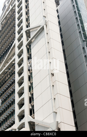 Vue extérieure de l'édifice, catégorie gratte-ciel Tour HSBC à Hong Kong Chine Asie Banque D'Images