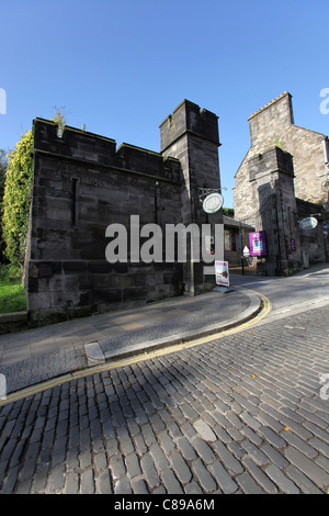 Ville de Stirling, Écosse. Entrée de la prison victorienne restaurée sur St John Street. Banque D'Images