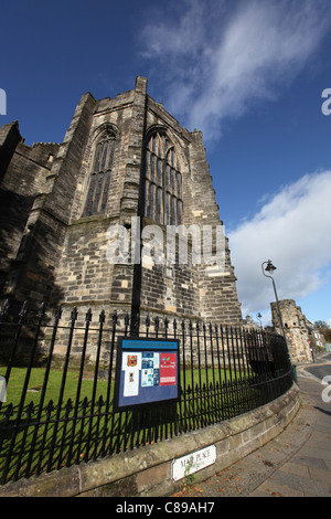 Ville de Stirling, Écosse. La cité médiévale début du 15ème siècle Eglise Holy Rude. Banque D'Images