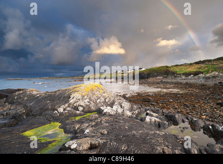 La péninsule de Renvyle, Connemara, comté de Galway, Irlande Banque D'Images