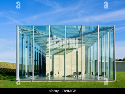 Langen Foundation art museum conçu par Tadao Ando à Hombroich à Neuss en Allemagne Banque D'Images