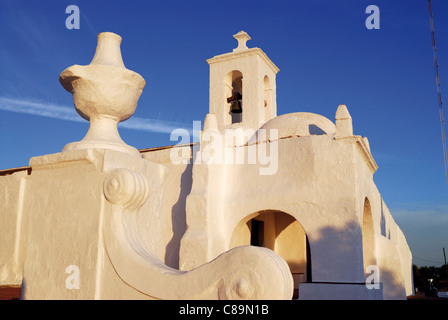 Le Portugal, l'Alentejo : blanc, de chapelle Notre Dame de Guadalupe en Serpa Banque D'Images