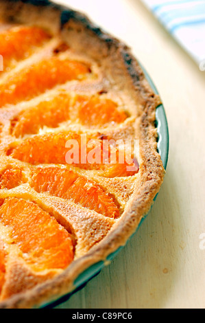 Tarte au pamplemousse rose Banque D'Images