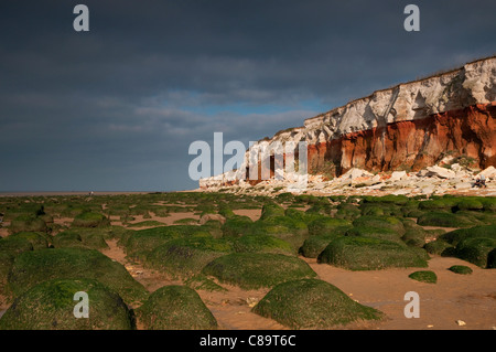 Plage de Hunstanton, West Norfolk, Angleterre Banque D'Images