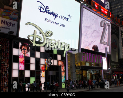 Disney Store Marquee, Times Square, NYC Banque D'Images