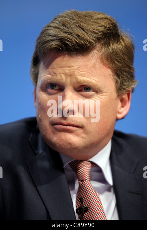 RICHARD BENYON MP SOUS SECRÉTAIRE D'ÉTAT À L'E 02 Octobre 2011 Manchester Central Manchester en Angleterre Banque D'Images