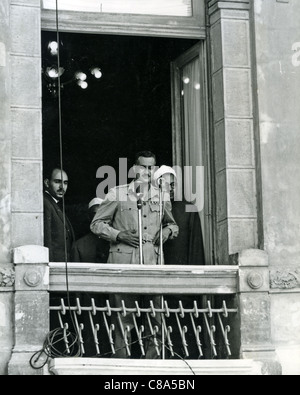 GAMAL Abdel Nasser (exposition Modern Chairs 1918-1970), deuxième Président de l'Égypte vers 1951 Banque D'Images