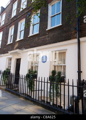 14 Barton Street, Westminster, ancienne maison de T. E. Lawrence et s'il a écrit les sept piliers de la sagesse. Banque D'Images