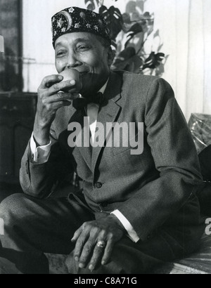 ELIJAH MUHAMMAD (1897-1975) African American chef de la Nation de l'Islam. Robert Lucas Photo Banque D'Images