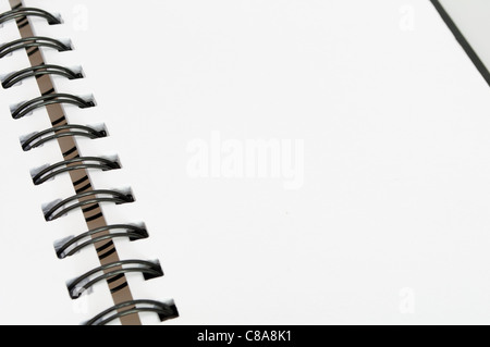 Close up of Open Diary - Personal Organizer - faible profondeur de champ Banque D'Images