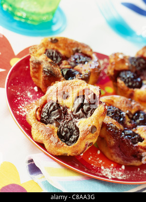 Petites tartes cerisier Banque D'Images