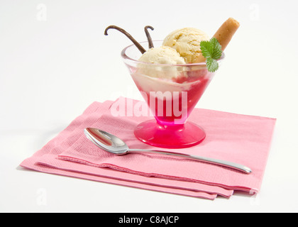 Plat de la glace Banque D'Images