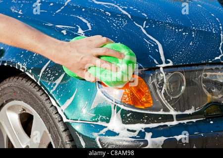 Lavage voiture Banque D'Images
