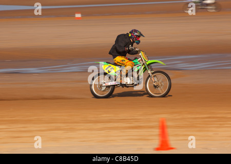 La course sur la plage, Mablethorpe, Lincs. 2011 Banque D'Images