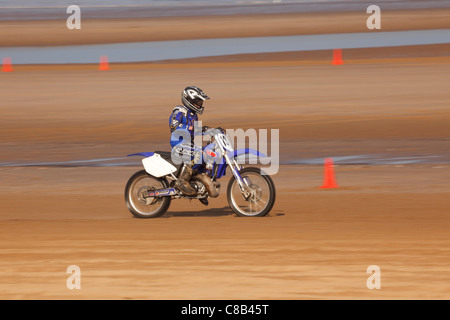 La course sur la plage, Mablethorpe, Lincs. 2011 Banque D'Images