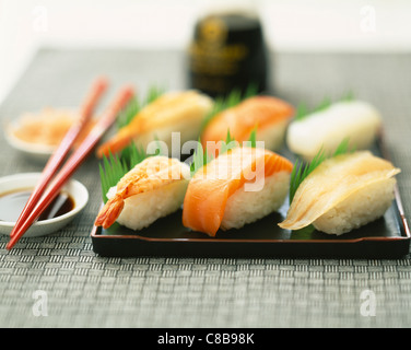 Sushi nigiri Banque D'Images