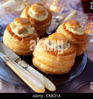 Le poulet le vol-au-vents Banque D'Images