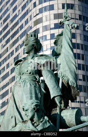 La statue de la Défense à Paris par Louis-Ernest Barrias - mémorial de la guerre franco-prussienne (1870-71). Banque D'Images