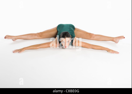 Portrait d'une femme exerçant Banque D'Images