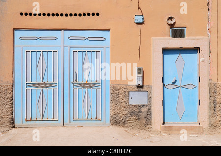 Les portes de la médina, Tiznit, Maroc Banque D'Images