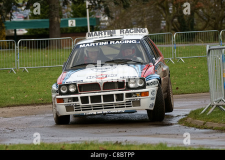 Miki Biasion et Lancia Delta Integrale Banque D'Images