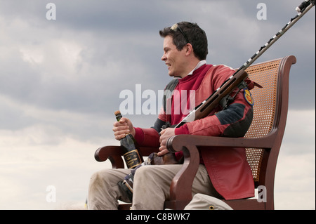 Ed Compton de la Sussex Rifle Association vainqueur 2011 de l'imprimeur de la célèbre prix. Au cours de la réunion de l'ANR Imperial Banque D'Images