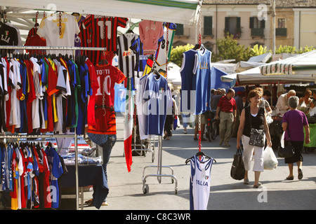 Le marché de rue à Orvieto, Italie. Banque D'Images