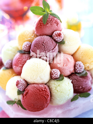 Pyramide de sorbets