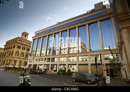 La Banque nationale d'Italie, la Banca d'Italia sur la Via 20 Settembre à Rome, Italie. Banque D'Images