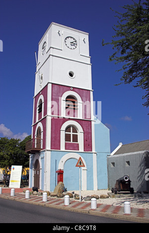 Fort Zoutman et Willem III Tower Oranjestad Aruba dans les Caraïbes Banque D'Images