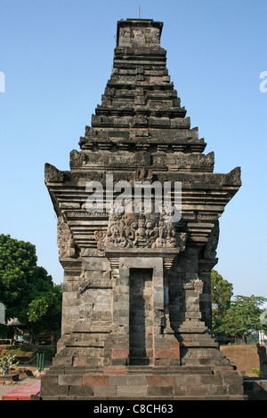 Penataran Hindu Temple, le plus grand complexe dans l'Est de Java Banque D'Images