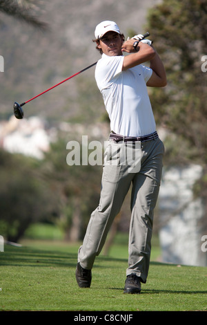 ProAm Golf Tournament - Rafa Nadal pratique son swing Banque D'Images