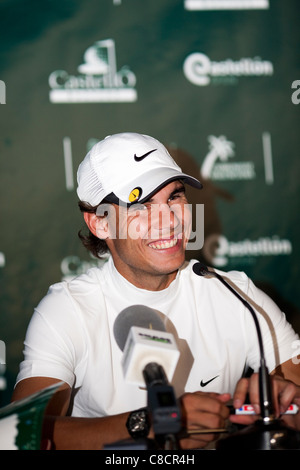 ProAm Golf Tournament - Rafa Nadal dans la salle de conférence Banque D'Images