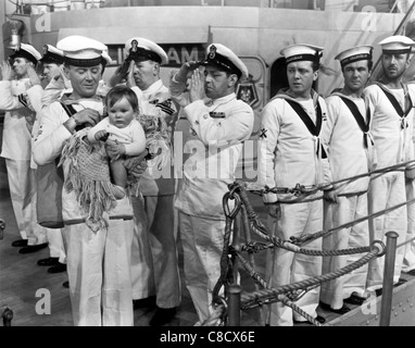 JOHN MILLS, Noel Coward, Richard Attenborough, dans lequel nous servons, 1942 Banque D'Images