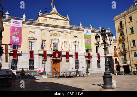 Ayuntamiento, Plaça de la Font, Tarragona, Costa Dorada, province de Tarragone, Catalogne, Espagne Banque D'Images