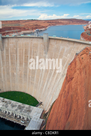 Barrage du lac Powell Banque D'Images